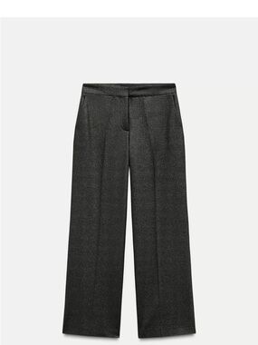 Zara Charcoal Sparkly Straight Leg Women's Dress Pants